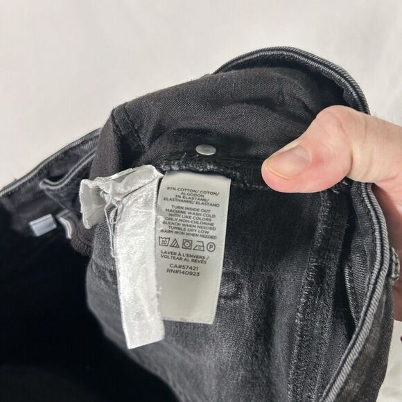 LOFT Jeans Women's 6 Black Denim Curvy Skinny High Rise Cotton Blend Pockets - Picture 10 of 10